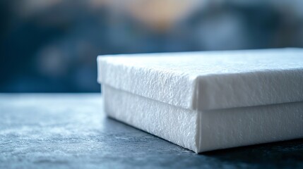 White Carton Background : Generative AI