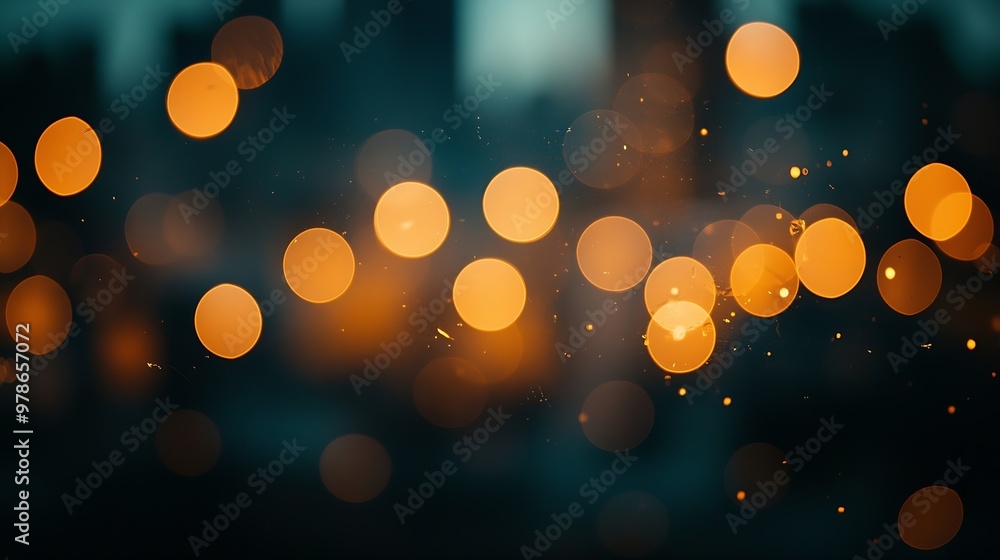 Fototapete bokeh background : generative ai