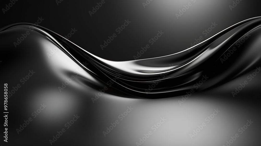 Poster Abstract Monochrome Background : Generative AI