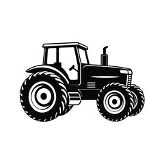 Tractor Silhouettes Modern and Antique