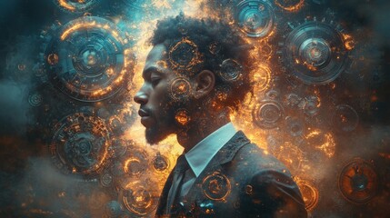 Business professionals who consider work life balance, happiness, and time management, deeply reflect on the meaning of life and career achievements