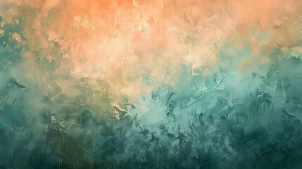 Obraz premium Gradient Pale Green to Peach Puff abstract background