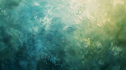 Fototapeta premium Gradient Pale Green to Powder Blue abstract background