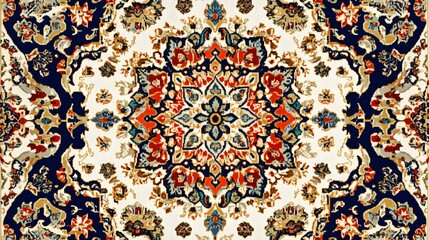 2D background illustration of traditional Turkish carpet patterns with rich details, hyper-realistic, high quality, sharp images