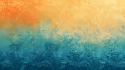 Fototapeta premium Gradient Papaya Whip to Powder Blue abstract background