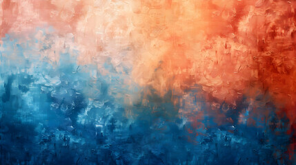 Obraz premium Gradient Peach Puff to Powder Blue abstract background