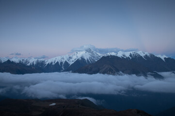 Gongga Snow Mountain on the Cloud Sea, Sichuan Province, China