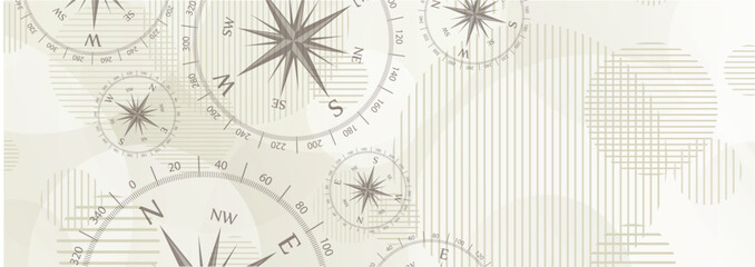 compass icon on paper background	