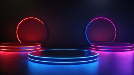 pink and red candles