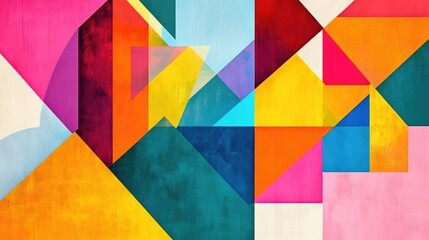 abstract colorful background with triangles