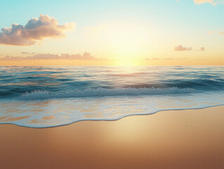 Fototapeta premium The illustration background of bodies of water. 