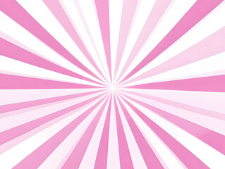 Pastel Pink and White Starburst Radiating Background for Creative Designs and Invitations