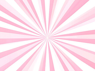 Pastel Pink and White Starburst Radiating Background for Creative Designs and Invitations