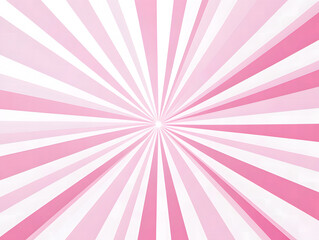 Pastel Pink and White Starburst Radiating Background for Creative Designs and Invitations