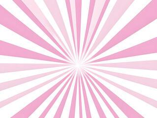 Pastel Pink and White Starburst Radiating Background for Creative Designs and Invitations