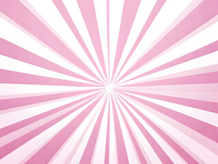 Pastel Pink and White Starburst Radiating Background for Creative Designs and Invitations