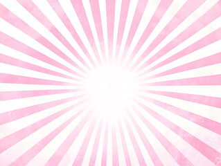 Pastel Pink and White Starburst Radiating Background for Creative Designs and Invitations