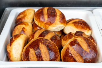Fresh Golden Crust Buns: Hot Bakery