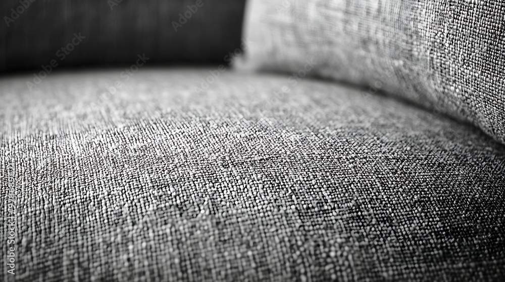 Poster gray sofa fabric texture : generative ai