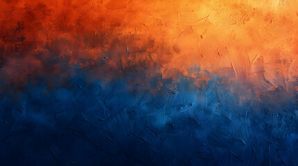 Fototapeta premium Gradient Cadet Blue to Dark Orange abstract background