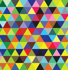 geometric colorful mosaic vector