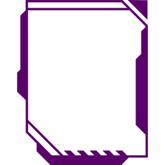 Obraz premium Futuristic Frame Border