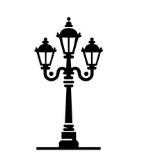 Fototapeta premium modern and vintage street light