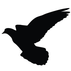 Flying Pigeon  Silhouettes