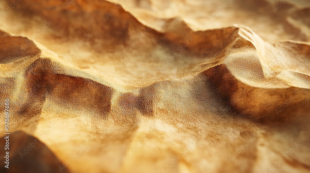 Poster creased paper texture : generative ai