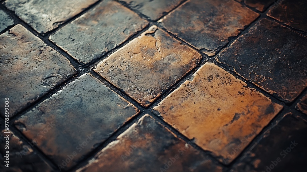 Poster grunge floor texture : generative ai