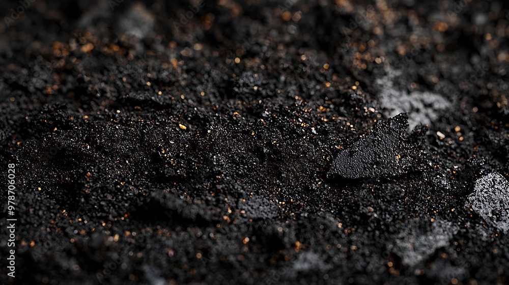 Poster abstract black dirty surface background : generative ai
