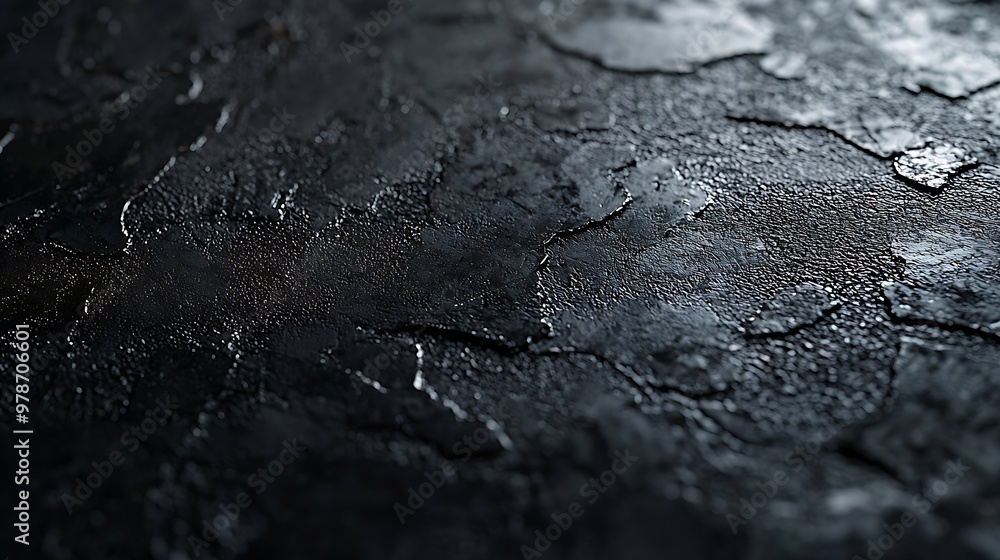 Poster black grungy surface background : generative ai