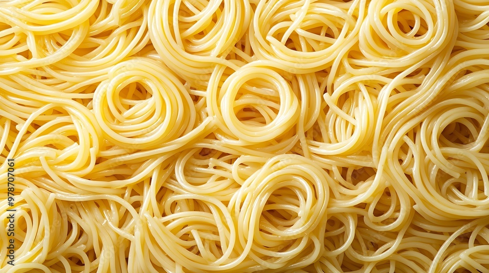 Poster spaghetti noodles background : generative ai
