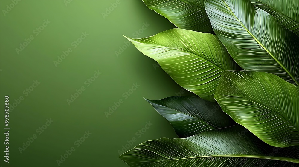 Poster Abstract Nature Vector Background : Generative AI
