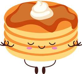 Pancake Doodle Illustration