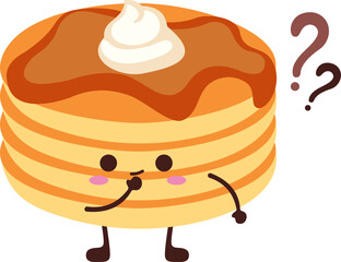 Pancake Doodle Illustration