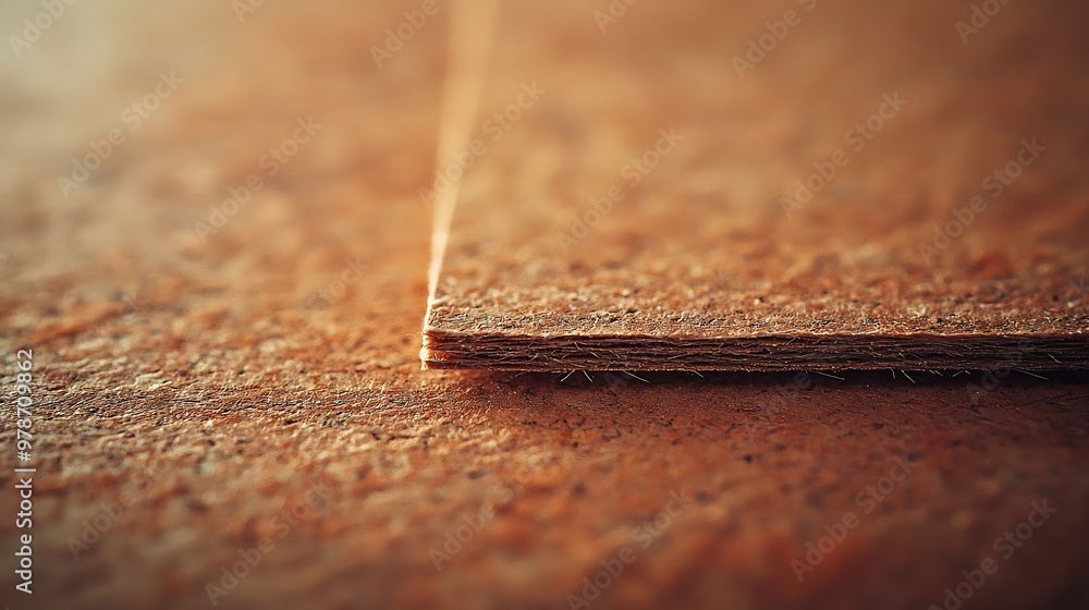 Poster brown paper texture background : generative ai