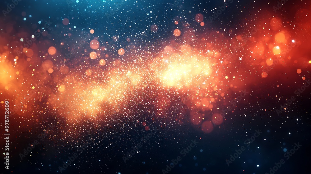 Aufkleber abstract magical background : generative ai
