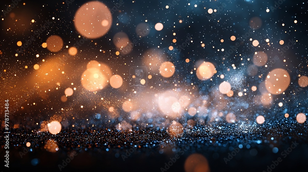 Leinwandbilder abstract bokeh background : generative ai