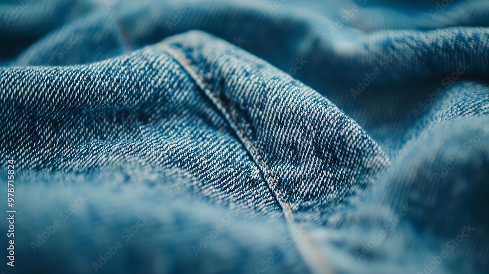 Poster plain jeans texture : generative ai
