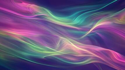 Obraz premium Vibrant swirls of color create an ethereal landscape in a dreamy abstract composition