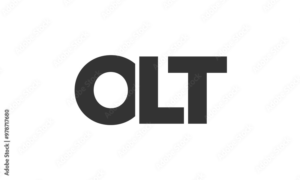 Poster olt logo design template with strong and modern bold text. initial based vector logotype featuring s