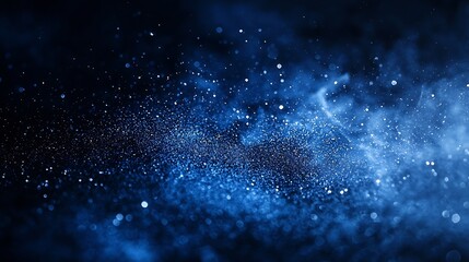 Obraz premium Abstract Dark Blue Dusted Background : Generative AI