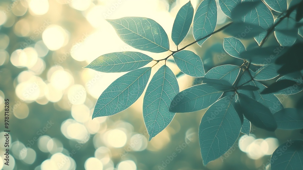 Poster Abstract Nature Unfocused Background Bokeh Texture : Generative AI