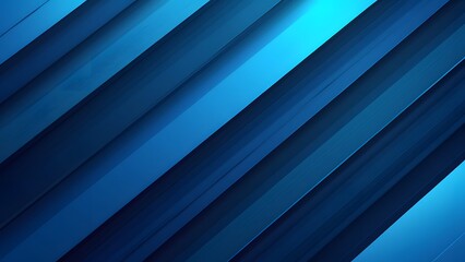 Obraz premium Cool Blue Stripes Modern Abstract Background