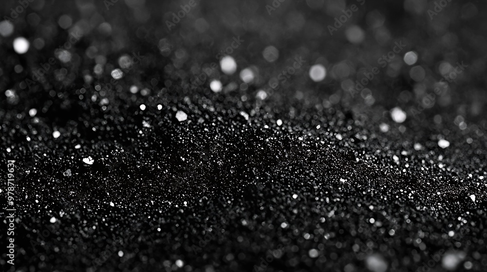 Aufkleber dusty and scratchy black background : generative ai
