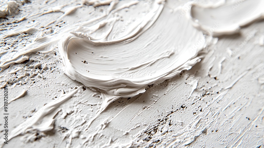 Poster White Wooden Tabletop Texture Pattern Background : Generative AI