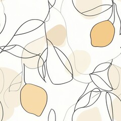 Abstract Lemon Pattern.