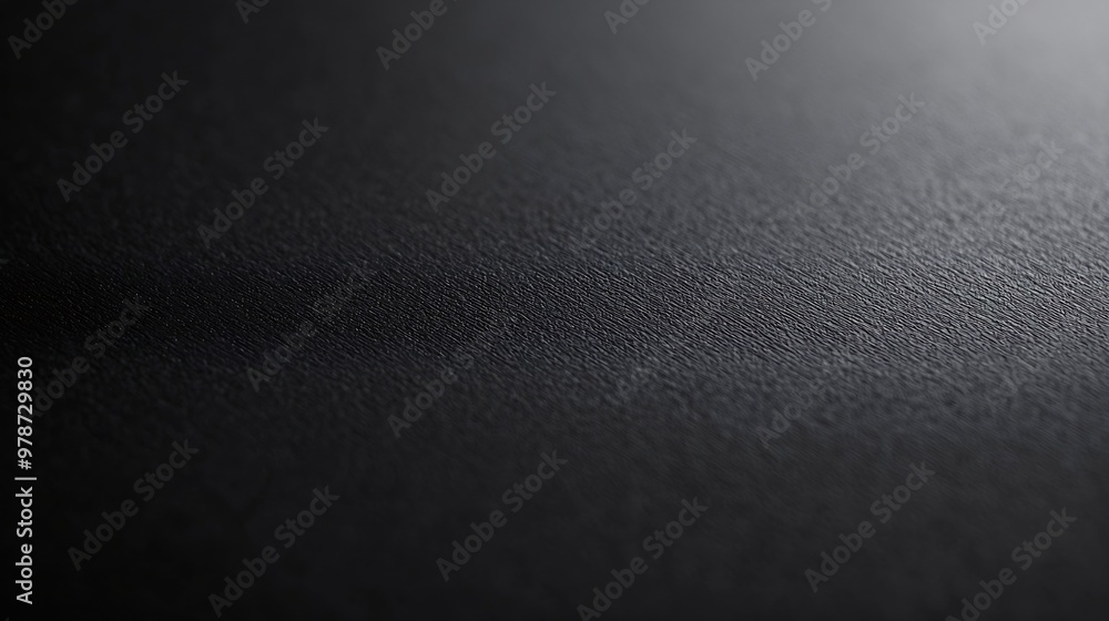 Aufkleber Black Paper Texture with Vignette : Generative AI