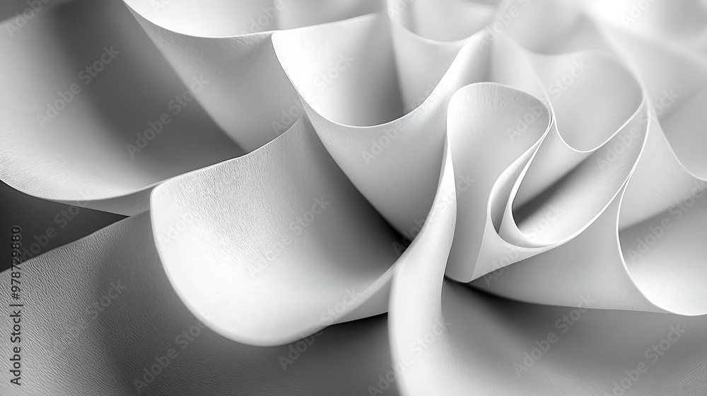 Poster folded paper texture : generative ai